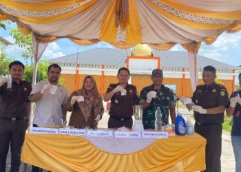 Berkekuatan Hukum Tetap, Kejari Rohil Melakukan Pemusnahan Barang Bukti 