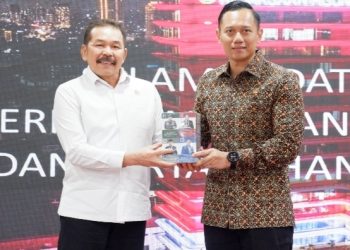 Jaksa Agung Terima Audiensi Mentri ATR/BPN RI Terkait Sinergitas Penguatan Hukum