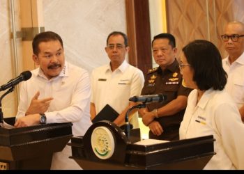 Menteri Sri Mulyani Temui Jaksa Agung ST Burhanudin Bahas Perkara Korupsi 