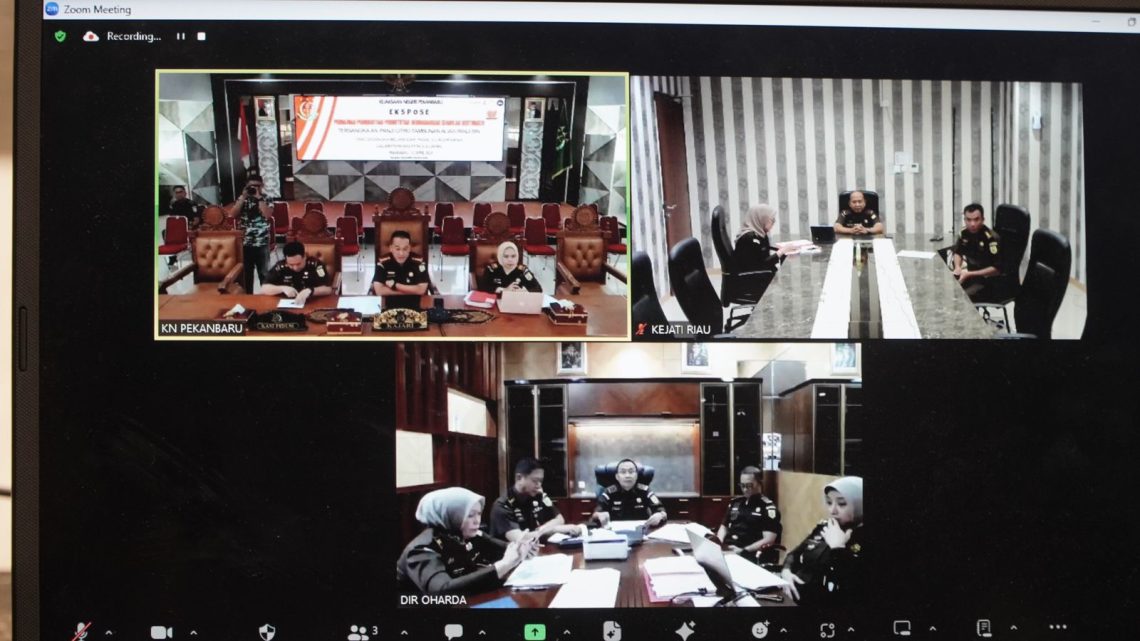 Kejati Riau Mengajukan 1 Perkara Restoratif Justice ke Kejagung RI