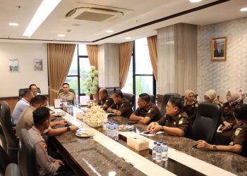 Kajati Riau Akmal Abbas Terima Kunjungan Kerja Sespim Lemdiklat Polri