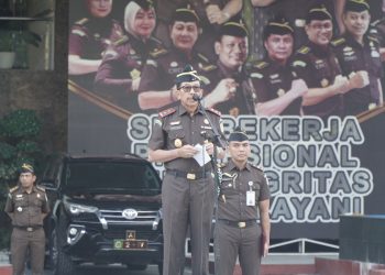 Kajati Riau Akmal Abbas SH., MH Pimpin Upacara HUT PERSAJA ke 73