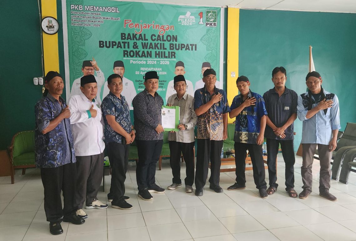 Zakifri S.Hi Bacalon ke 5 yang Mengembalikan Berkas Cakada 2024 ke DPC PKB Rohil