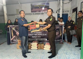 Kejaksaan Tinggi Riau Gelar Bakti Sosial Dalam Rangka HUT PERSAJA Ke- 73