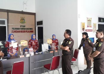 Kajati Riau Tinjau SDM dan Sarana prasarana Kejaksaan Negeri Pelalawan 