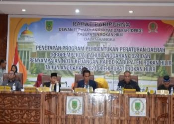 Ketua DPRD Rohil Maston : 19 Ranperda Prioritas Untuk Dijalankan pada 2024