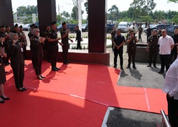 Jaksa Agung ST Burhanudin Meresmikan 2 Gedung Baru Kejari di Wilkum Kejati Sumsel 
