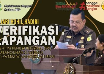 Kajari Rohil Mengikuti Kegiatan Verlap dalam Rangka pencapaian Sasaran WBK/WBBM