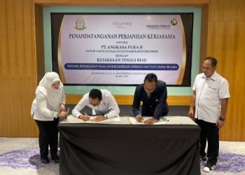 DI Batam, Kajati Riau Tandatangani Perjanjian Kerjasama Dengan PT. Angkasa Pura II