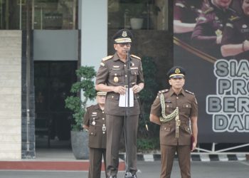 Kajati Riau Akmal Abbas SH, MH. Pimpin Upacara Hari Lahir Pancasila 