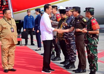 Kajati Riau Dampingi Presiden RI Joko Widodo dalam Rangka Peresmian Tol XIII Koto Kampar