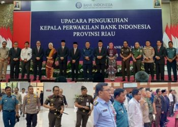 Kajati Riau Akmal Abbas Menghadiri Pengukuhan Kepala Perwakilan BI