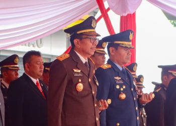 Kajati Riau Menghadiri Upacara dan Syukuran Hari Bhayangkara ke 78 tahun 2024