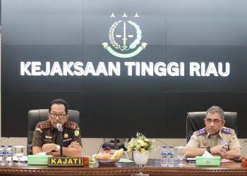 Kajati Riau Pimpin Rapat Lintas Sektoral  Percepatan Pembangunan Jalan Tol Pekanbaru – Rengat