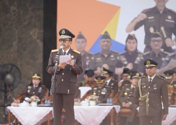 Kejaksaan Tinggi Riau Gelar Upacara Hari Bhakti Adhyaksa ke- 64 Tahun 2024