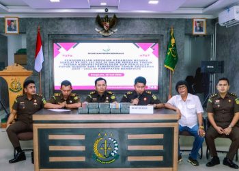 Kejari Bengkalis Terima Pengembalian Kerugian Keuangan Negara dari Tersangka DS