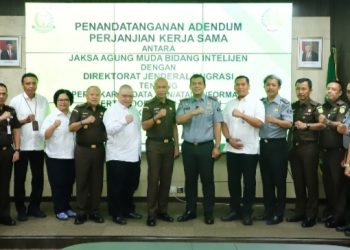 JAM- Intelijen Kerjasama  dengan Dirjen Imigrasi Terkait Penegakan Hukum 