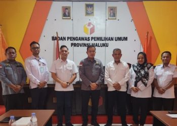 Tim Intelijen Kejagung Melakukan Kunjungan Kerja di KPU dan Bawaslu Provinsi Maluku 