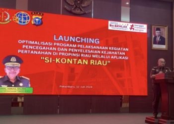 Kejaksaan Tinggi Riau Resmi Melauncing Aplikasi SIKONTAN-RIAU