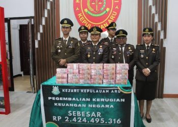 Kejari Kepulauan Aru Berhasil Menyelamatkan Kerugian Keuangan Negara dengan Total 2,4 M