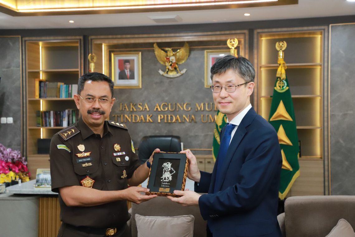 JAM-Pidum Kejagung Menerima Kunjungan Kehormatan Jajaran MOLEG Korea Selatan