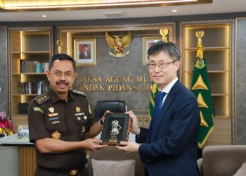 JAM-Pidum Kejagung  Menerima Kunjungan Kehormatan Jajaran MOLEG Korea Selatan