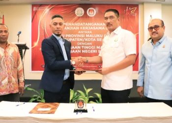 Kejaksaan Tinggi Maluku Teken Kerjasama (MoU) dengan KPU