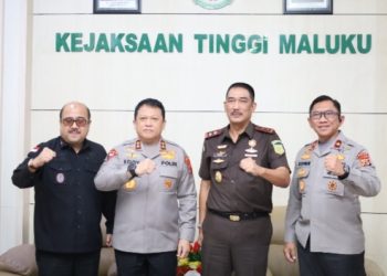 Perkuat Sinergitas, Kapolda Melakukan Silaturahmi ke Kajati Maluku