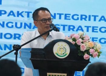 Direktur B Kejagung Tandatangani Pakta Integritas dengan Kementrian PUPR & BUMN 