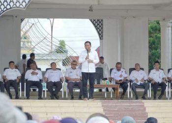 Plt. Bupati Rohil Sulaiman : ASN dan Perangkat Desa Tidak boleh Terlibat Politik Praktis 