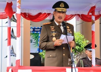 Kejaksaan Tinggi Maluku Melaksanakan Upacara Hari Lahir Kejaksaan RI ke 79