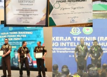 Kajati Maluku Peringkat Terbaik se-Indonesia dalam Penutupan Rakernis Kejaksaan RI