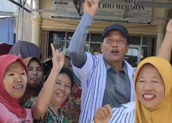 Relawan Bijak Bermarwah Blusukan ke Pasar Sungai Nyamuk, BM- JC Memang di Hati Rakyat 