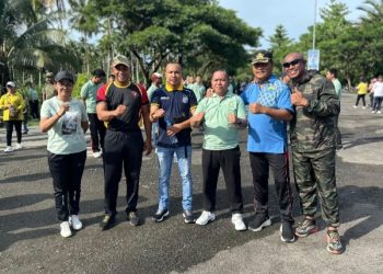 Plt Kajari Seram Bagian Barat Beserta Jajaran Mengikuti Gerakan Masyarakat Hidup Sehat