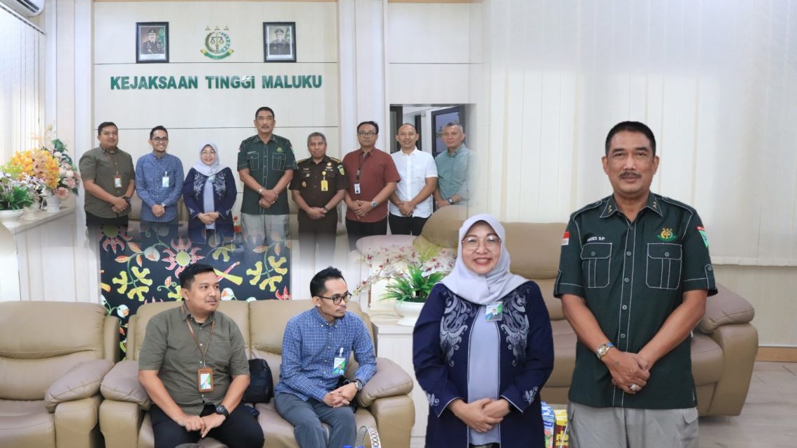 Kajati Maluku Terima Kunjungan Silaturahmi Kakan BPJS Tenaga Kerja Cabang Maluku