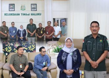 Kajati Maluku Terima Kunjungan Silaturahmi Kakan BPJS Tenaga Kerja Cabang Maluku