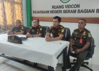 Plt Kajari SBB Ikuti Vidcon MoU Antara Jaksa Agung, Polri, KPK RI, BAPPISUS dan Kemendagri RI