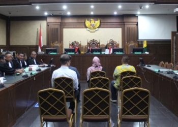 Penuntut Umum Bacakan Surat Dakwaan dalam Sidang Koneksitas Kredit BRIguna Satmil Cibinong 