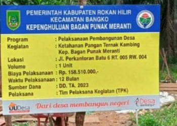 Program Ketapang Bagan Punak Meranti Di Duga Tak Tepat Sasaran