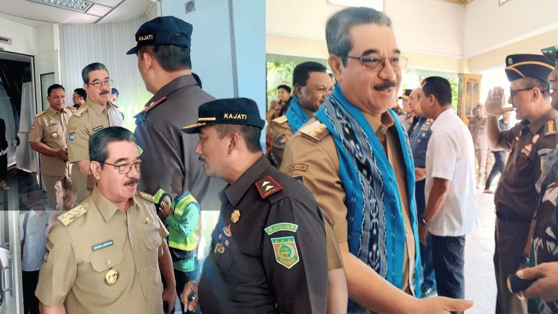 Retret Selesai, Kajati Agoes SP Sambut Gubernur Wagub Maluku di Bandara Internasional Pattimura
