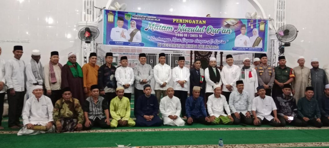 Bupati H. Bistamam Peringati Nuzulul Quran di Masjid Darussalam Rimba Melintang 