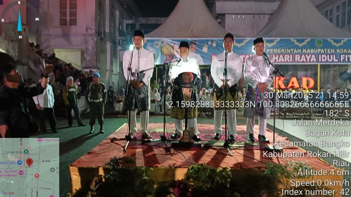 Bupati H. Bistamam & Wabup Jhoni Charles Secara Resmi Lepas Peserta Pawai Takbir Idul Fitri 1446 H