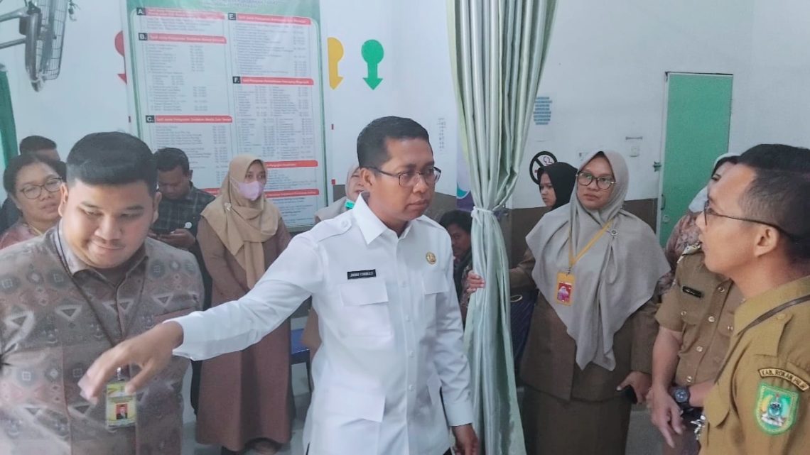 Pastikan Pelayanan Kesehatan, Wabup Rohil Sidak Puskesmas Balai Jaya
