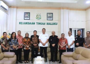 Kajati Agoes SP Terima Kunker  Walikota dan Walikota Ambon Periode 2025-2030