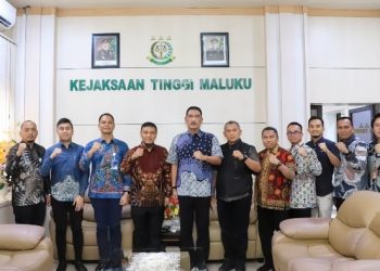 Kajati Maluku Terima Kunjungan Silaturahmi Executive GM Pertamina Papua Maluku