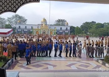 Halal Bihalal Pemkab Rohil, Ini Pesan Penting Bupati H. Bistamam