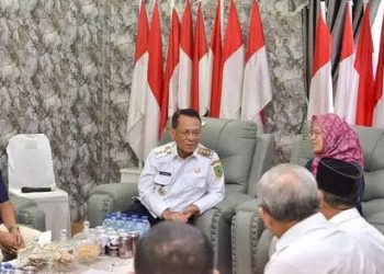 Bahas TKD, Bupati H. Bistamam Terima Kunjungan Kerja Kanwil DJPb Provinsi Riau