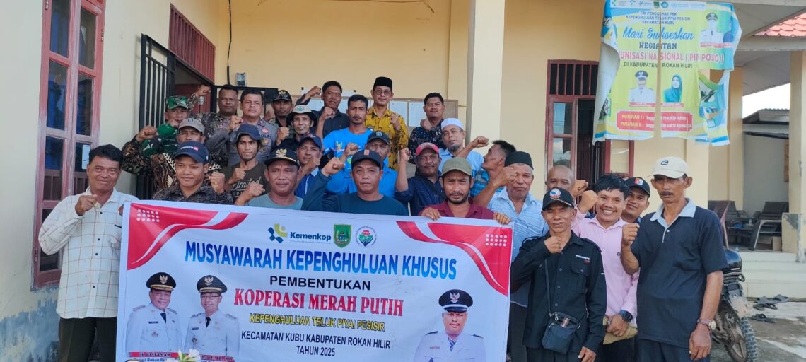 KMP Telah Dibentuk, Penghulu Teluk Piyai Pesisir: Ini Motor Penggerak Ekonomi Warga