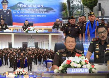 Kajati Agoes SP dan Jajaran Sambut Kunjungan Inspeksi Pimpinan Kejagung RI di Maluku