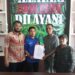 Penyerahan SK Kepengurusan Karang Taruna Parit Aman di saksikan oleh Camat Bangko Aspri Mulya (f: Jong Adek)